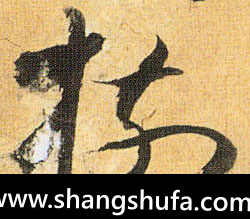 树毛笔字草书