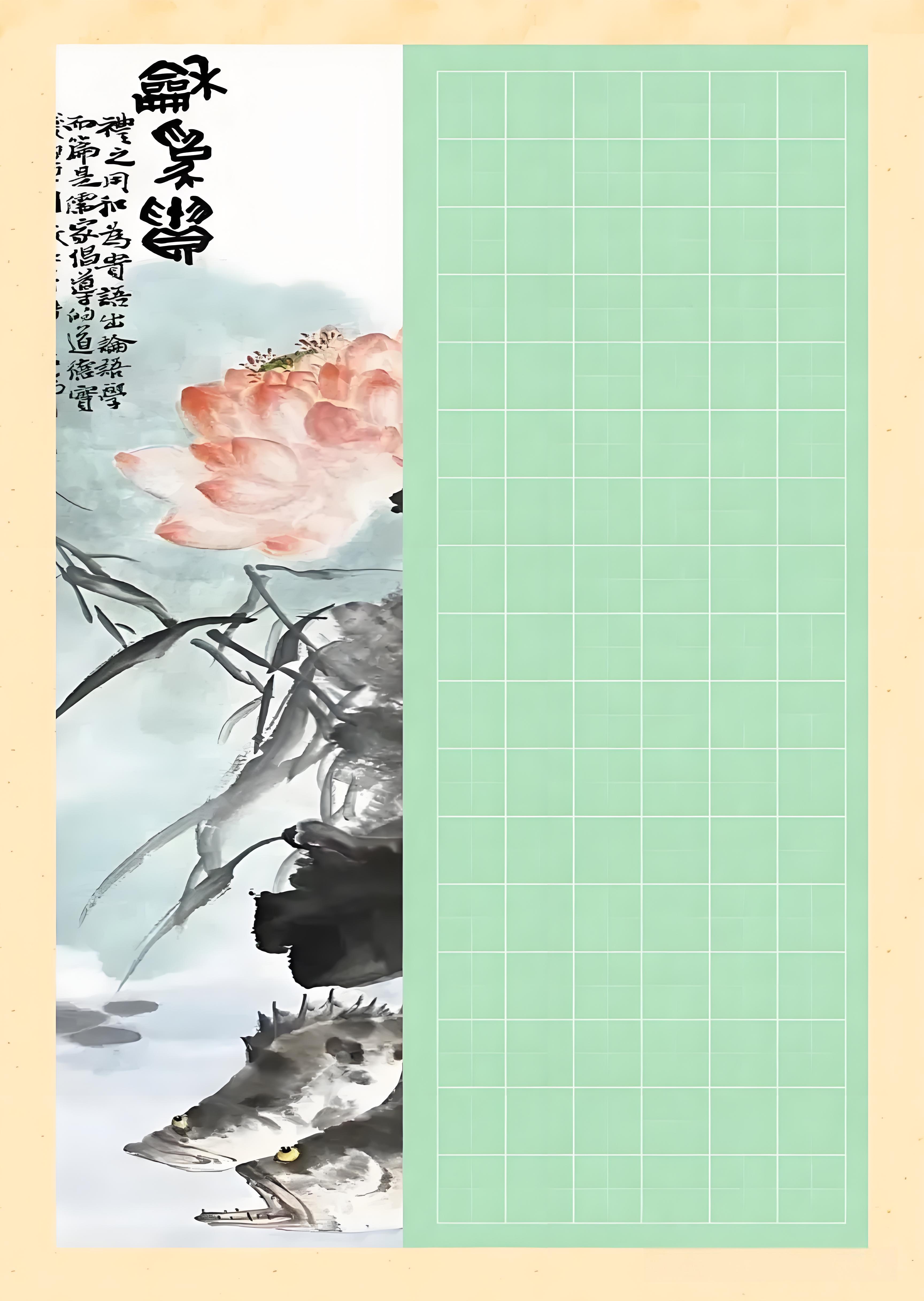 唯美古风字帖下载